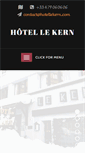 Mobile Screenshot of hotellekern-valdisere.com
